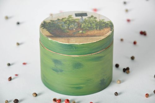 Pot à épices original réalisé en bois - MADEheart.com