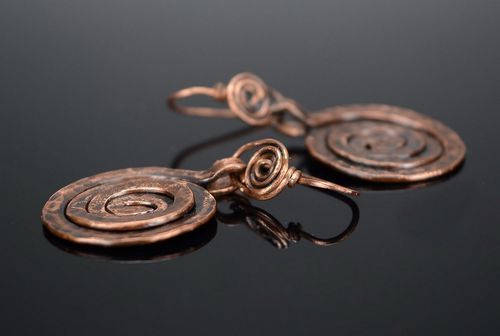 Spiral earrings - MADEheart.com