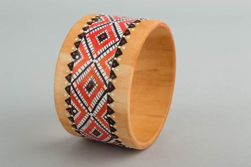 Pulsera de madera hecha a mano bisutería de moda accesorio para mujer - MADEheart.com