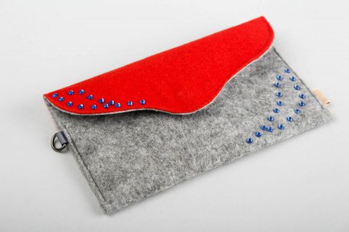 Designer wallet handmade woolen wallet leather accessories designer purse ideas - MADEheart.com