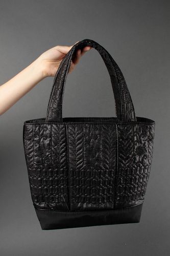 Handmade women purse black handbag stylish bags designer purse for girls - MADEheart.com