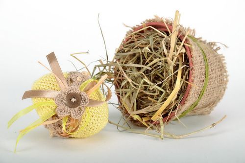 Easter decoration Wooden egg - MADEheart.com