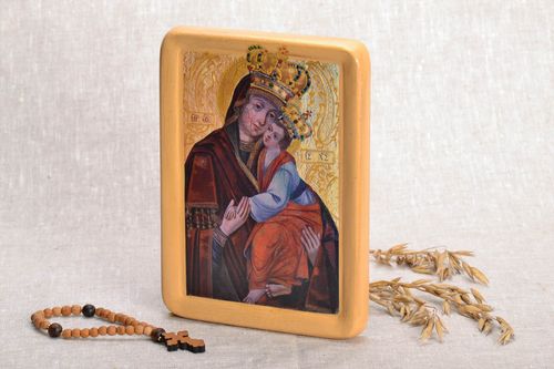 Printed copy of the icon of the Verkhrat Mother of God  - MADEheart.com