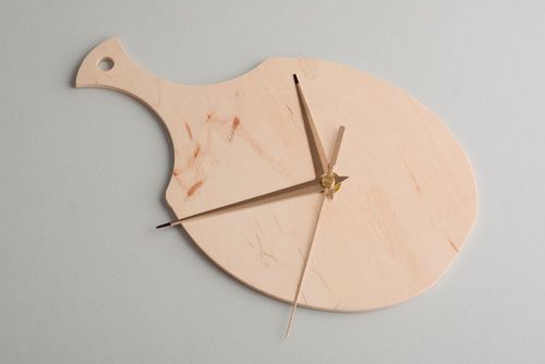 Horloge en bois à décorer Raquette de tennis  - MADEheart.com