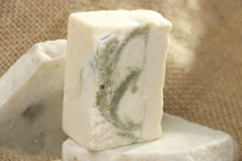 Handmade soap with salt and clay - MADEheart.com