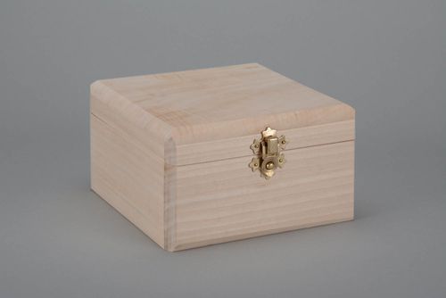 Caja de madera para decorar en técnica de pirograbado - MADEheart.com