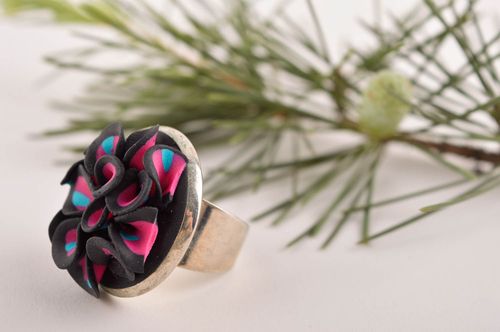 Handmade ring polymer clay accessories unusual clay jewelry gift ideas - MADEheart.com