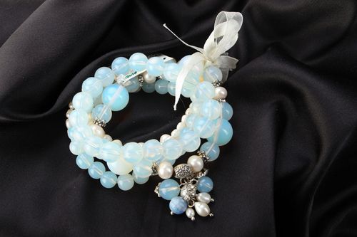 Bracciali di perle fatti a mano braccialetti originali da polso per donna - MADEheart.com