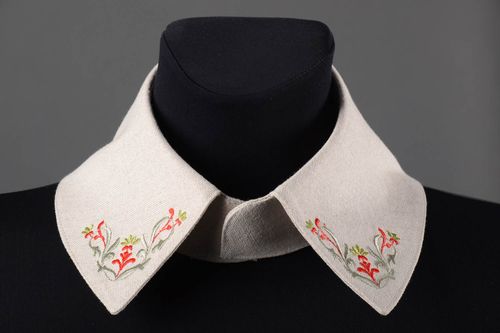 Beautiful handmade fabric collar decorative textile collar accessories for girls - MADEheart.com
