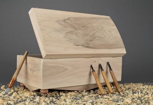 Caja de madera para tallado y pintura - MADEheart.com