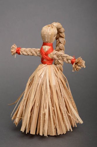 Плетеная кукла из рогоза берегиня  - MADEheart.com