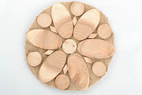 Salvamanteles de madera para platos calientes - MADEheart.com