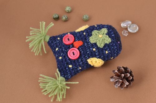 Handmade soft crochet toy owl - MADEheart.com