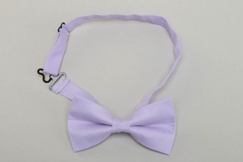 Gentle light handmade bow tie for shirt - MADEheart.com
