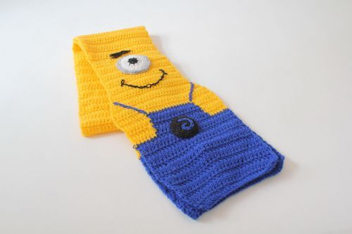 Écharpe tricotée main au crochet artisanale  - MADEheart.com