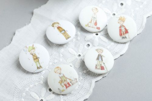 Botones bonitos hechos a mano accesorios de ropa botones para manualidades - MADEheart.com