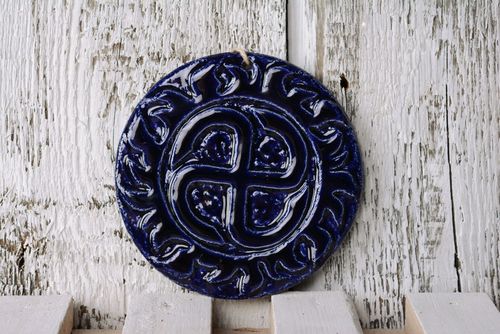 Guardião-pingente eslavo de cerâmica  para parede feito à mão Solard - MADEheart.com