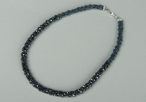 Necklace Hematite - MADEheart.com