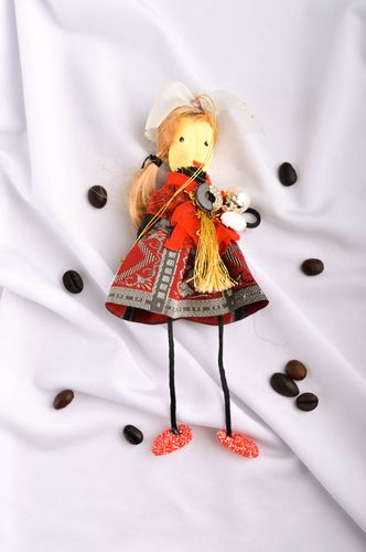 Handmade collectible dolls rag doll the living room decorative use only - MADEheart.com