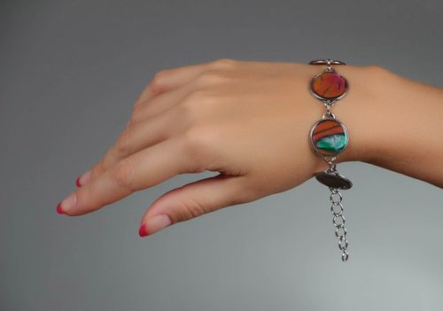 Bracelet fait main original dargile polymère - MADEheart.com