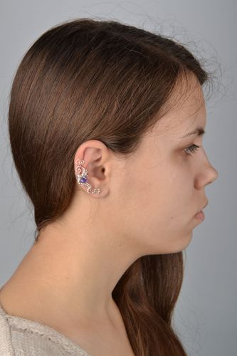Boucle doreille ear cuff en cuivre - MADEheart.com