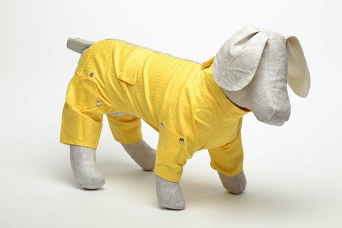 Macacão para cães de tecido de algodão - MADEheart.com