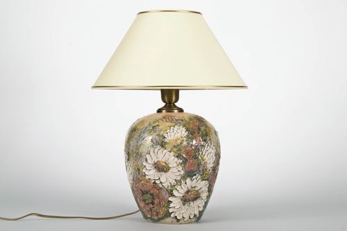 Keramik-Nachttischlampe Feld - MADEheart.com