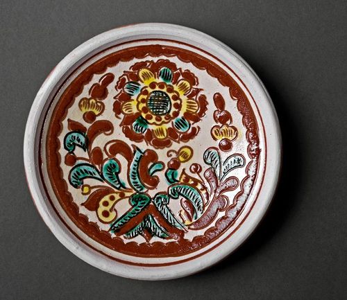 Decorative clay plate - MADEheart.com