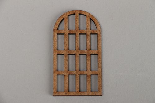 Forme en bois à décorer pour scrapbooking Fenêtre - MADEheart.com