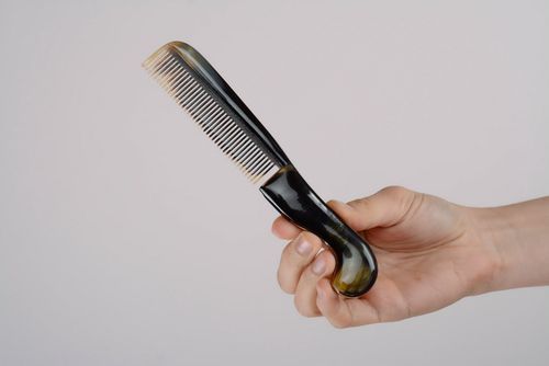 Расческа для волос из рога - MADEheart.com