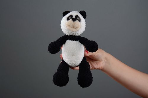 Handmade Kuscheltier Panda - MADEheart.com