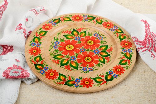 Unusual handmade wall plate wall hanging wall panel decorative use only - MADEheart.com