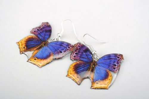 Grelle Ohrringe Schmetterlinge - MADEheart.com