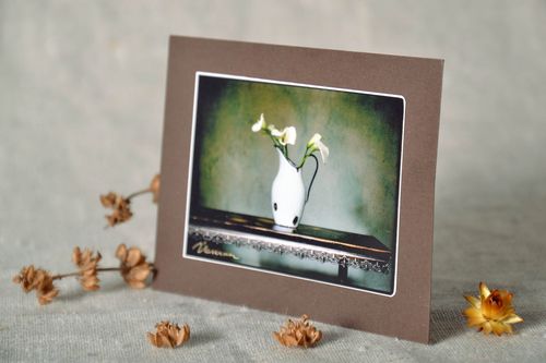 Handmade card Callas - MADEheart.com
