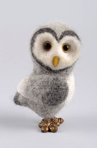 Handmade soft toy home decoration wool toy wool felting ideas small gifts - MADEheart.com