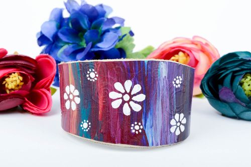 Fashion bracelet trendy handmade wrist bracelet leather jewelry for women - MADEheart.com