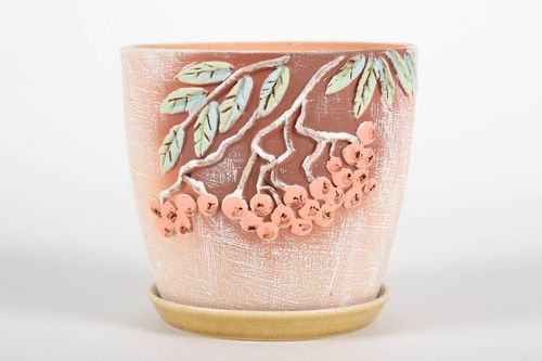 Pot de fleurs en céramique Viola fait main - MADEheart.com