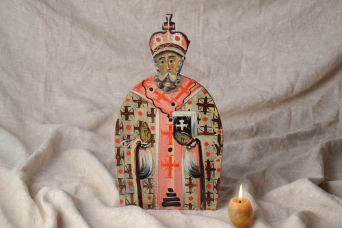 Icon of Saint Nikolas The Wonderworker  - MADEheart.com