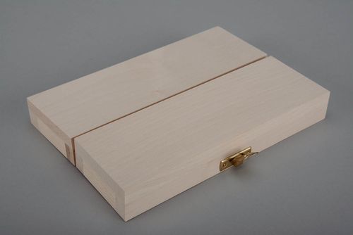 Wooden blank box for decorating - MADEheart.com
