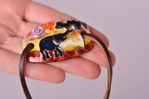 Pendentif en cuivre Bijou fait main bracelet éléphant Cadeau pour femme - MADEheart.com