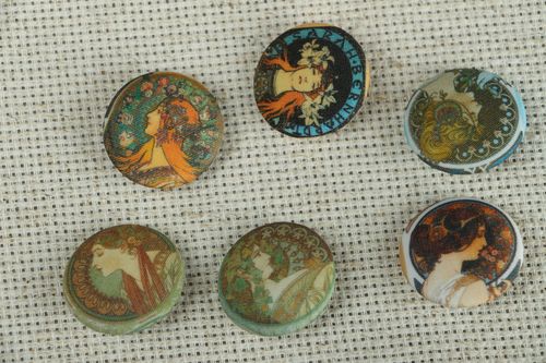 Set of decorative buttons - MADEheart.com