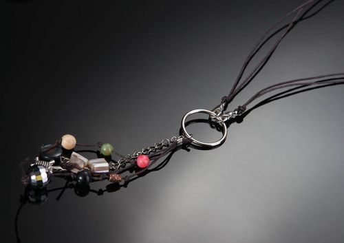 Necklace with natureal stones - MADEheart.com