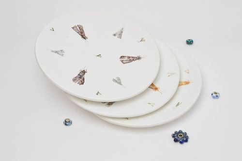 Platos de cerámica hechos a mano vajillas modernas utensilios de cocina - MADEheart.com
