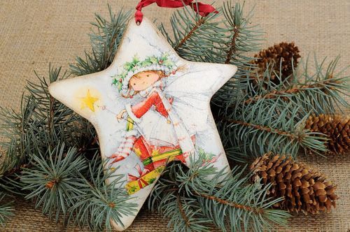 Adorno para árbol de Navidad Estrella - MADEheart.com