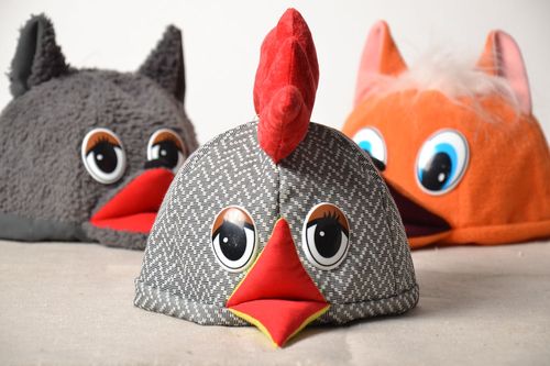 Cappello divertente di carnevale fatto a mano accessorio originale da bambini - MADEheart.com