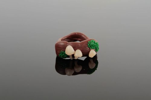 Cute handmade plastic ring fashion accessories for girls gifts for her - MADEheart.com