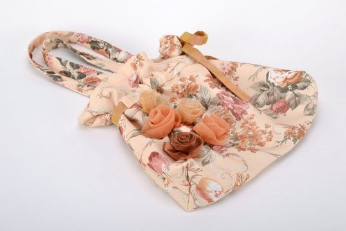 Bolsa de algodão com flores - MADEheart.com