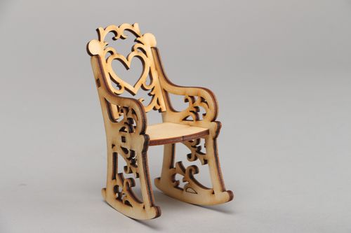 Plywood craft blank for toy arm chair - MADEheart.com