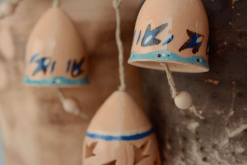Handmade pottery bells - MADEheart.com