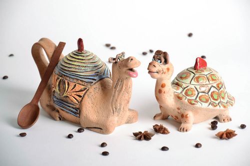 Conjunto para chá de cerâmica - MADEheart.com